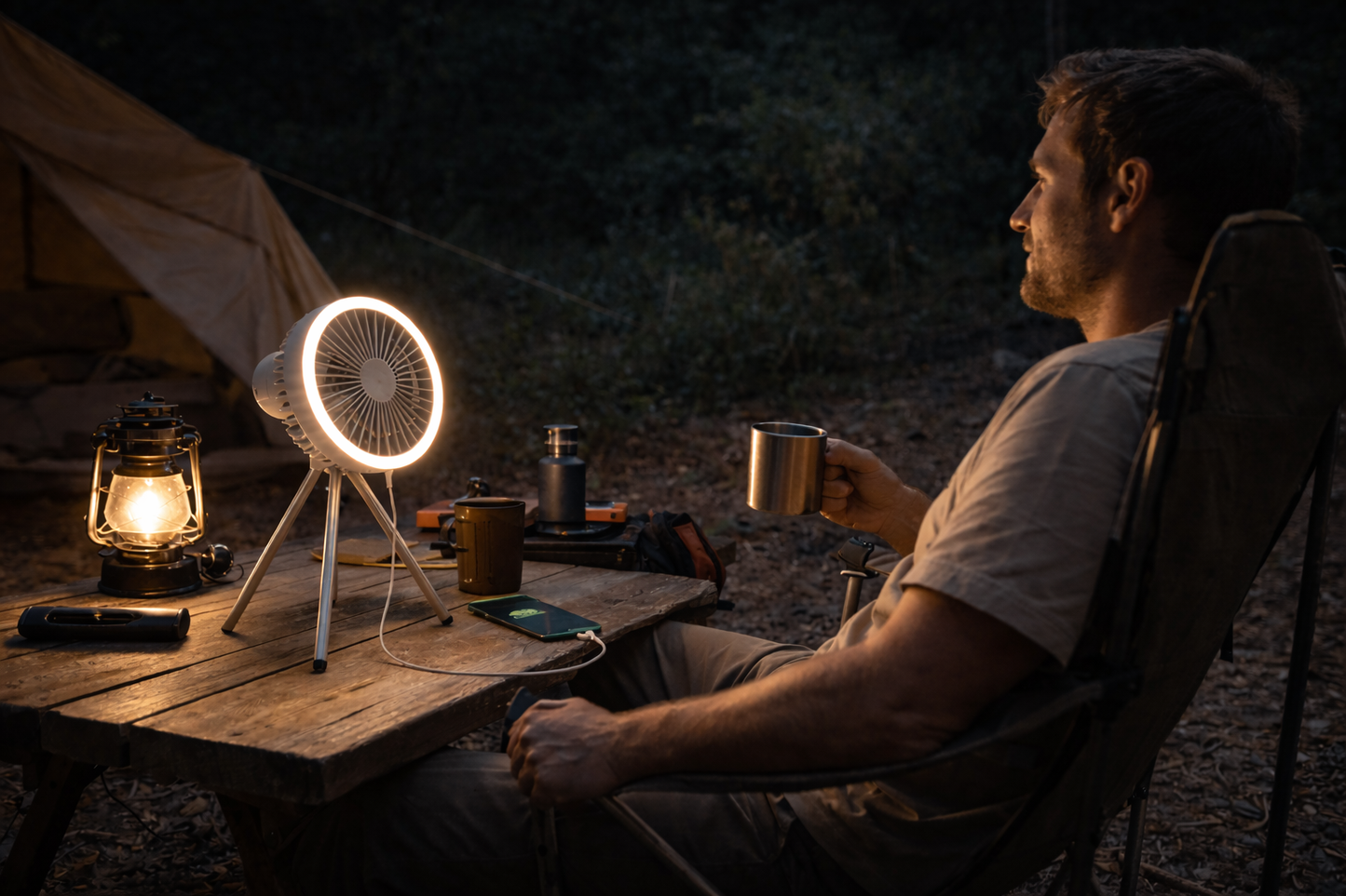Ventilador Portátil de Mesa