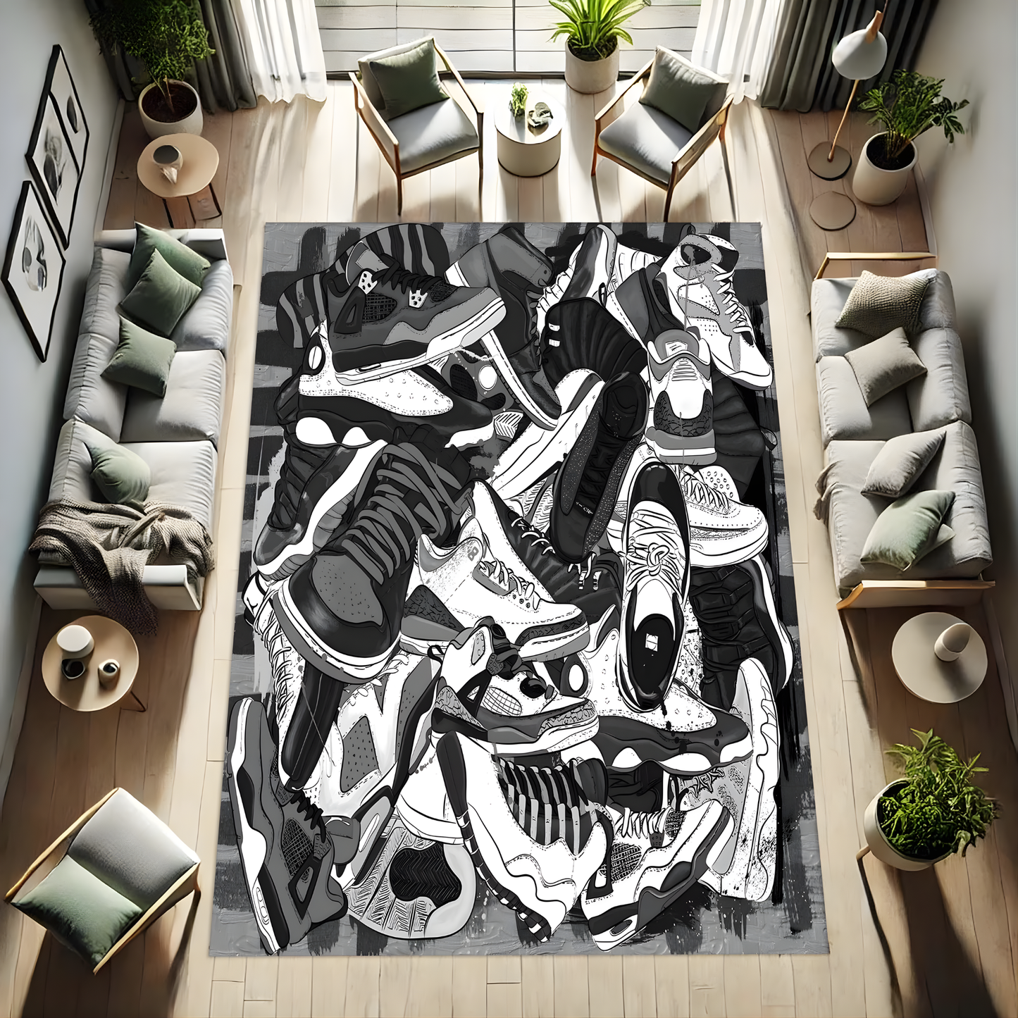 Alfombra Sneaker Grid