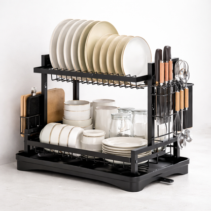Escurridor de Platos de Dos Niveles